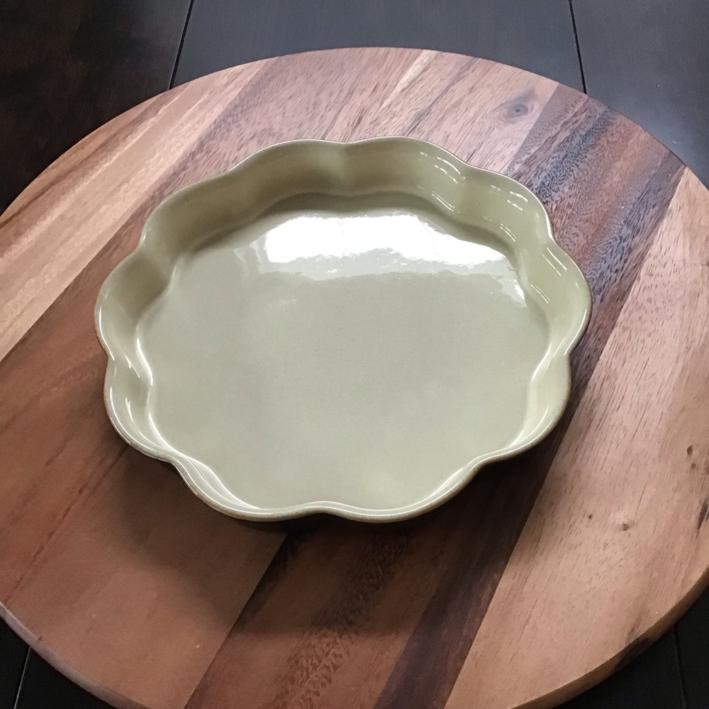 Denby England Bakewell 9” fluted Baking dish EUC